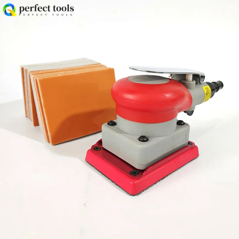 75*100mm Square Dry-grinding Sponge Sandpaper Block Car Paint Surface Polishing Polishing Beauty Back Flocking 2000 Grit