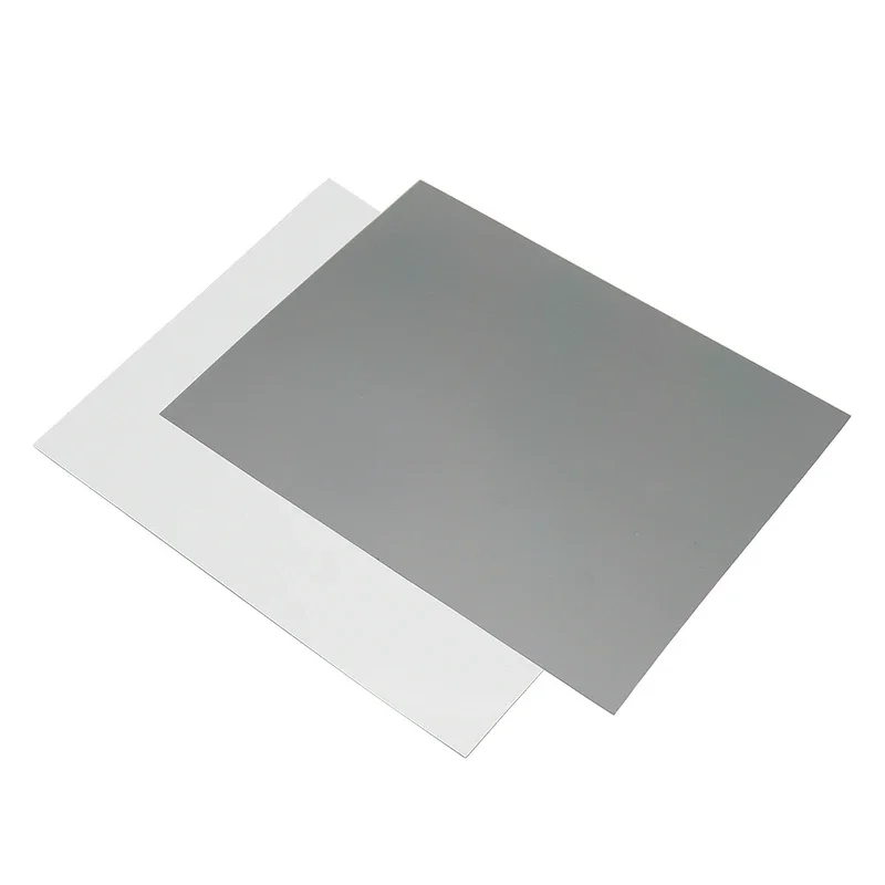 5PCS 1/2/ 200X170MM Silver Bottom Reflective Polarizer Film Electric Calculator Motorcycle LCD Display Repairing Accessories