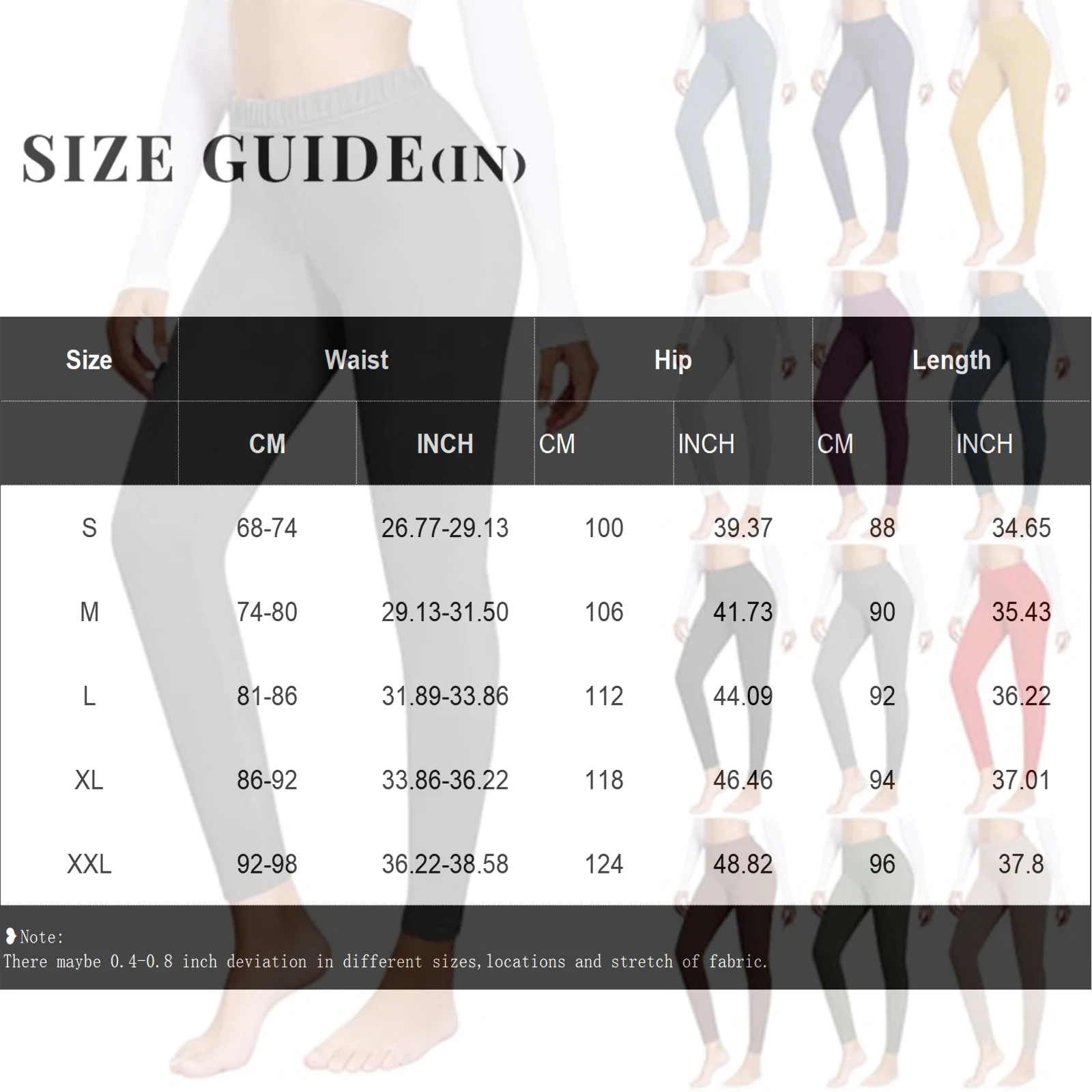 تشكيل اليوغا طماق عالية الخصر السراويل الرياضية الدافئة والناعمة السيدات السراويل اليوغا عارضة المألوف بلون اليوغا السراويل