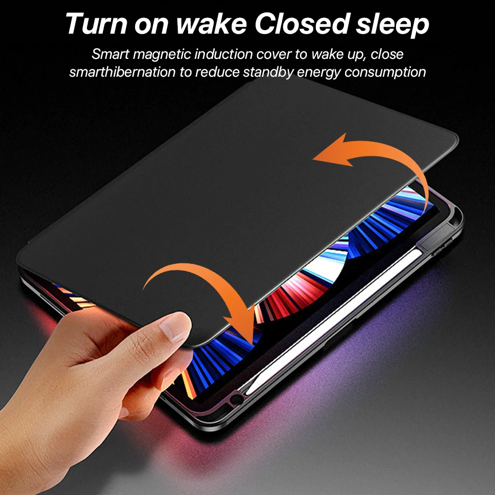 For iPad Case For iPad Air3 10.5 For Pro 11 12.9 Mini 6 Case Accessories For IPad 5/6/7/8/9/10th Air 1/2/4/5 Protective Cover