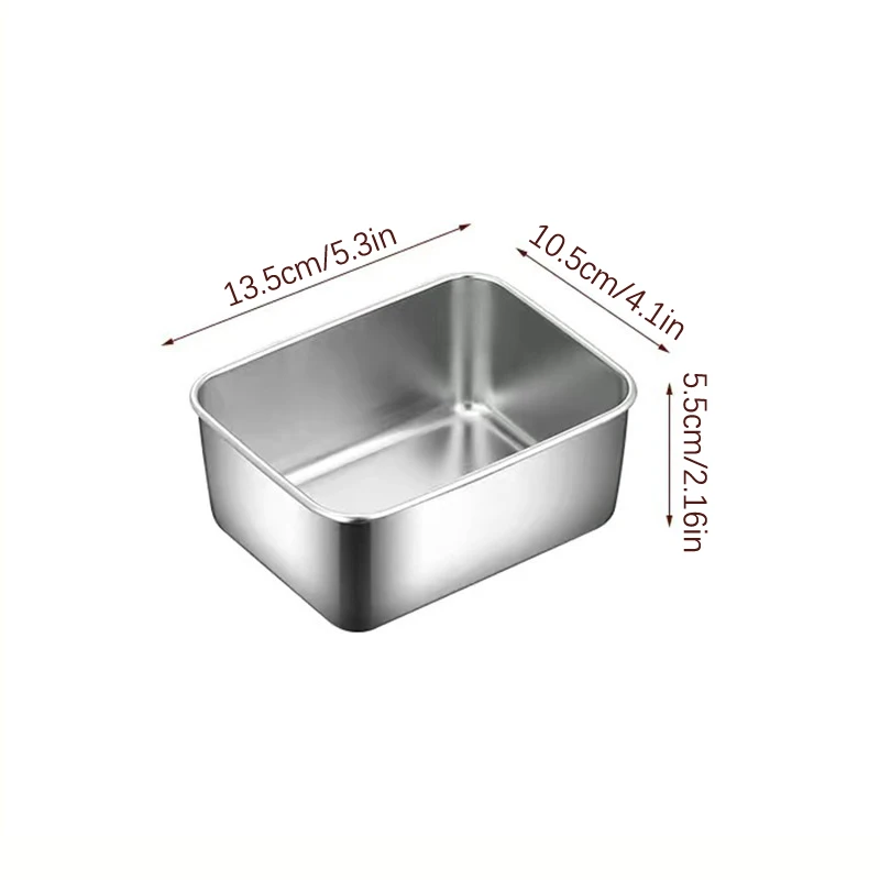 Recipiente De Armazenamento De Alimentos Hermético com Tampa, Aço Inoxidável, Caixa De Manutenção Fresca, Almoço, Bento, Piquenique Ao Ar Livre, Ferramenta De Acampamento