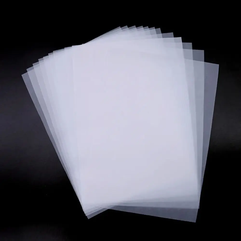 100Pcs Drawing Sheet A4 Tracing Paper Calligraphy Writing For Student Sketching Paper White Translucent Office Art Supplies