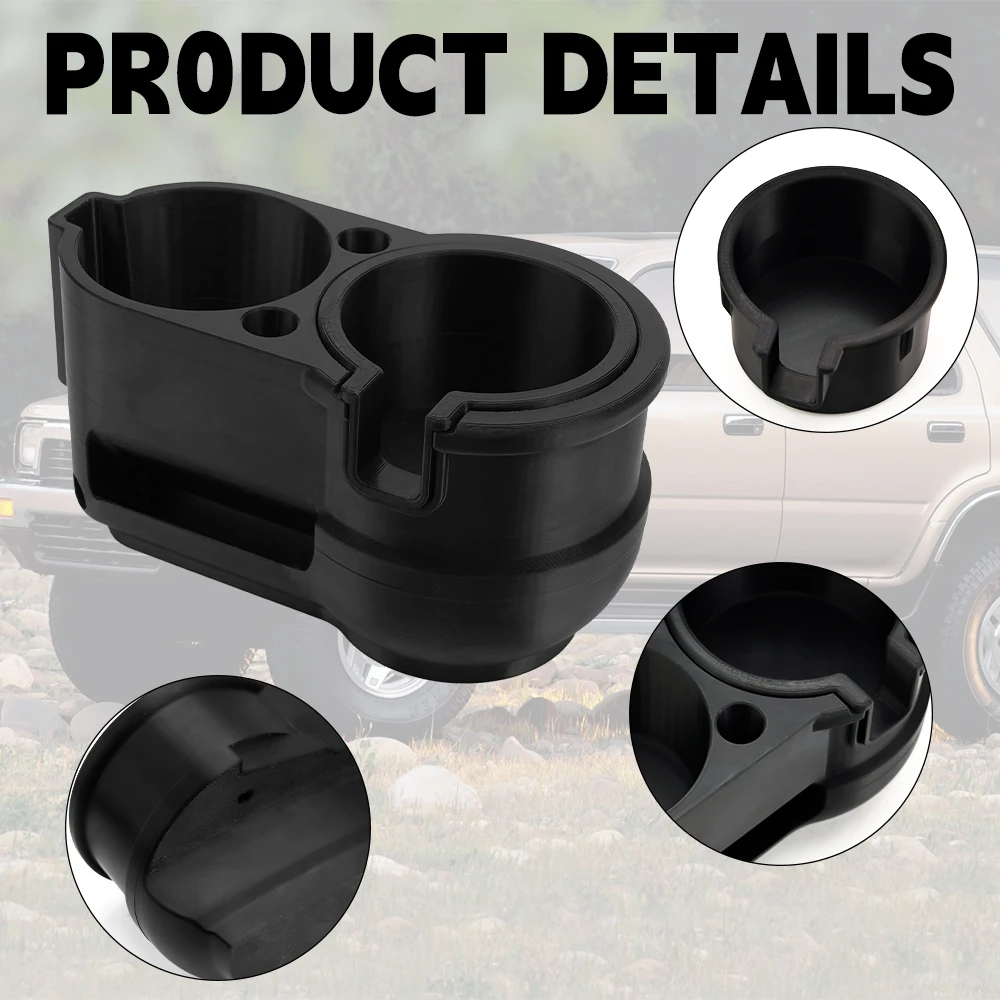 1/2 قطعة حامل الكأس المزدوج مناسبة ل 1996-2002 تويوتا عداء 4-Cup حامل اكسسوارات السيارات الداخلية