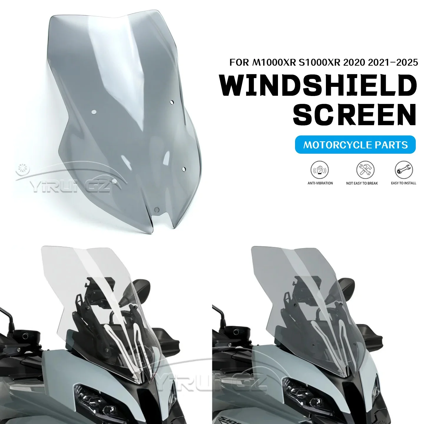 

For BMW M1000XR S1000XR M1000 XR S 1000XR NEW Windshield Screen Protector Parts Windscreen Fixing Bracket 1000 XR 2020 2021-2025