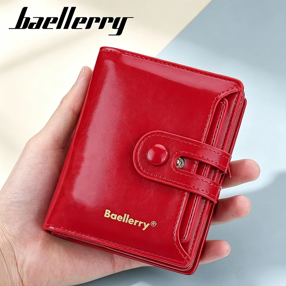 New Short Women Wallets Large Capacity  Card Holder Brand Female Purse Coin Pocket Zipper Wallet For Ladies