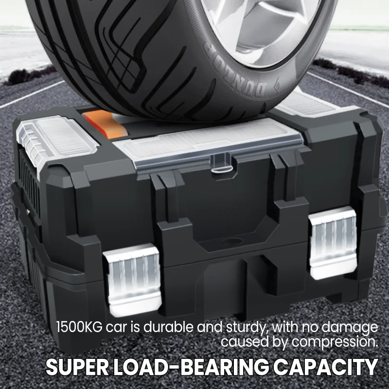 AIRAJ Hardware Toolbox Home Multifunctional Large Capacity Thickened Maintenance Tool Storage Carrying Case