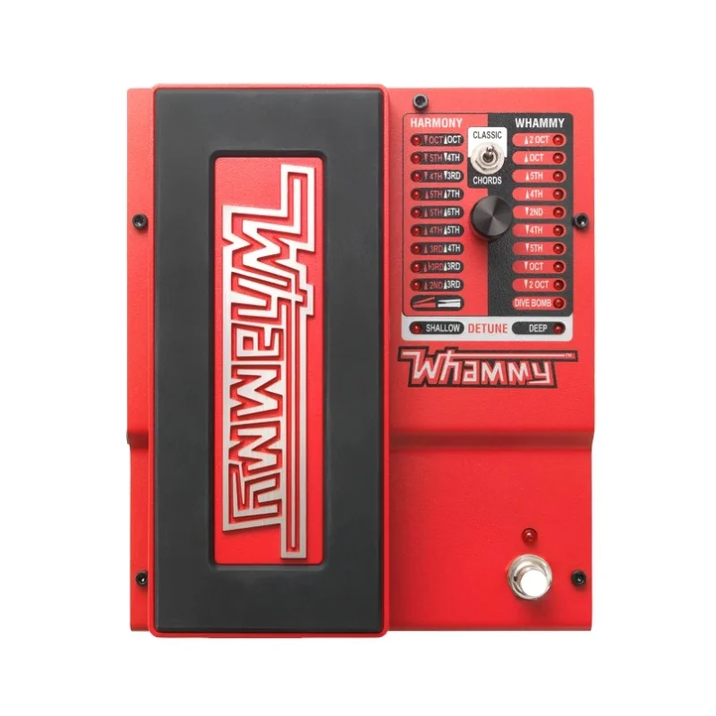 Pedal de efectos y afinación Whammy DT DigiTech Drop Tune para guitarra con función de drop, para efectos de martillado y desprendimiento.