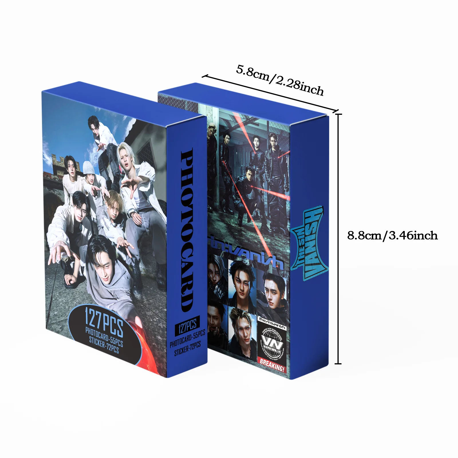 127 قطعة من ألبوم THE SIN: VANISH الجديد، بطاقات صور وملصقات، مجموعة بطاقات لومو، هدايا للمعجبين