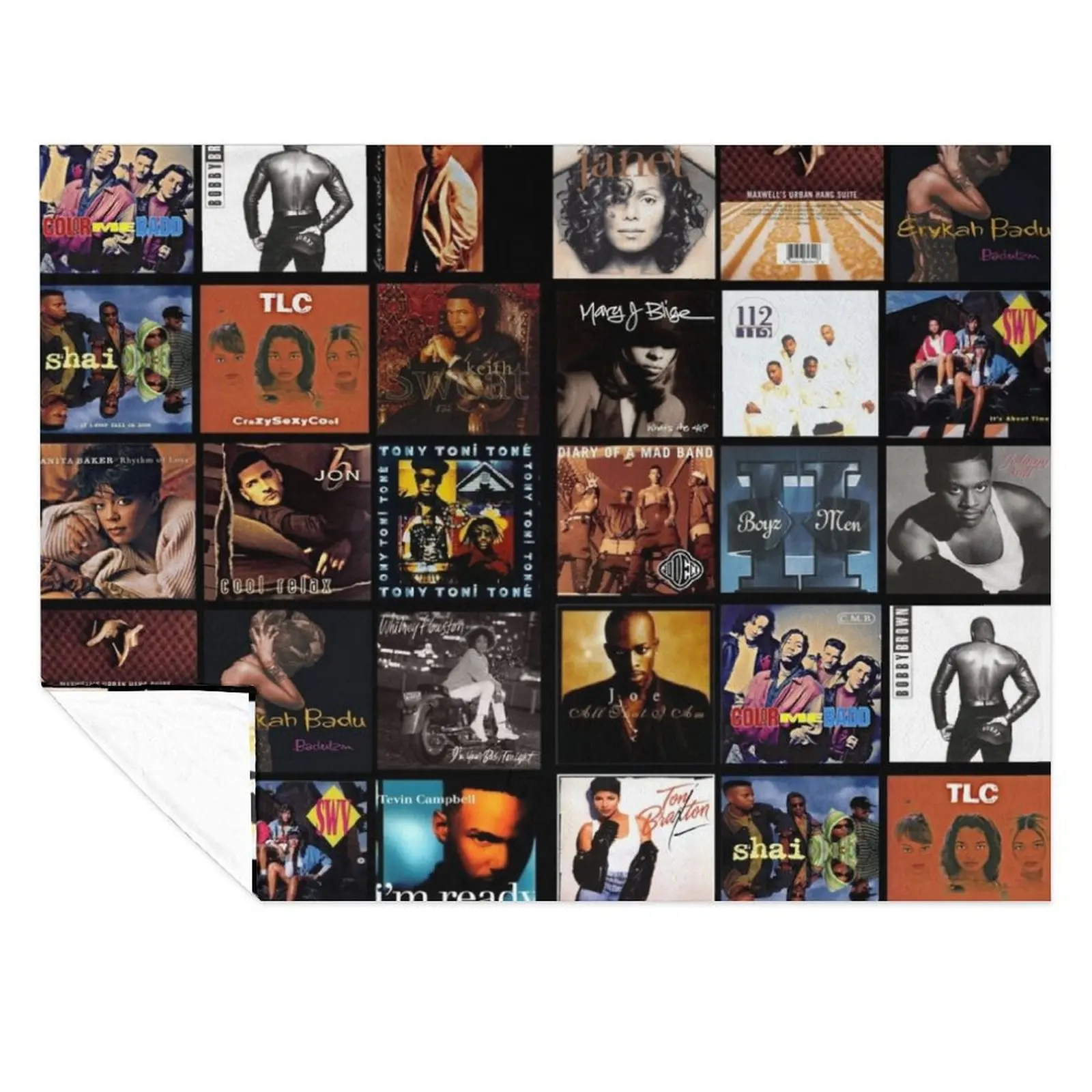 

90s R&B Classics Throw Blanket Luxury Throw Decorative Sofas Blankets For Baby Moving Blankets