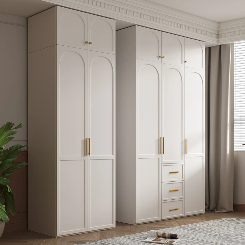 

Storage Sliding Wooden Wardrobes Luxury Handle Drawers Closet Bedroom Wardrobes Home White Armario Armable De Ropa Furniture