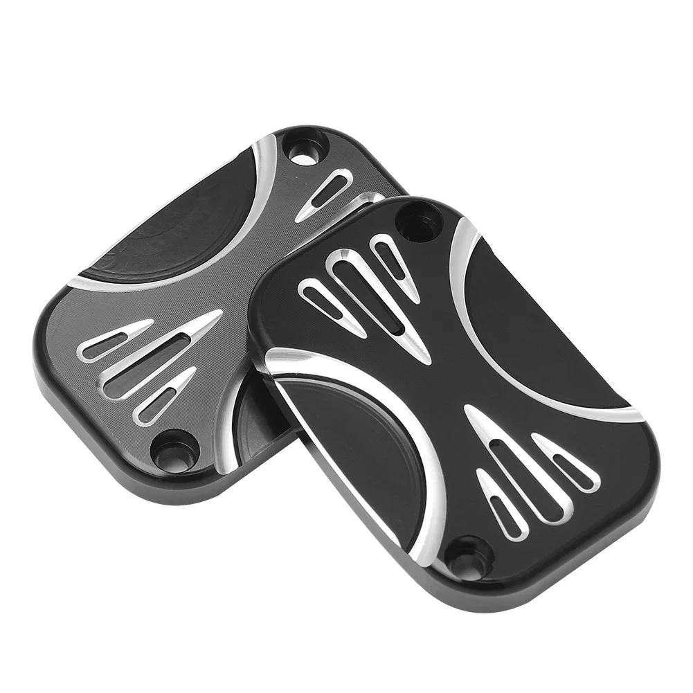 For Harley Touring Electra Street Glide Road King VRSCR V-Rod FLHR FLHX FLTR Motorcycle CNC Front Brake Master Cylinder Cover