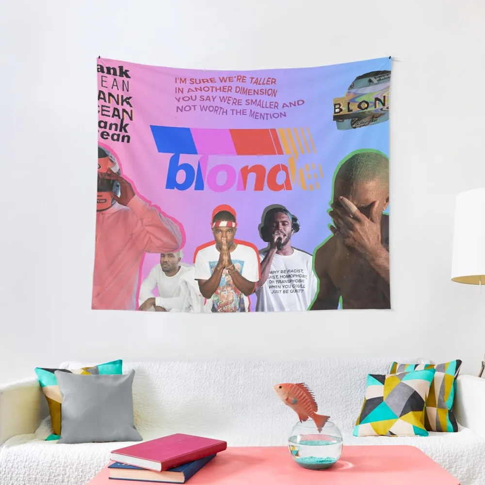 

Frank Ocean Blonde Collage Tapestry Decorations For Room Decorative Wall Wall Decoration Tapestry