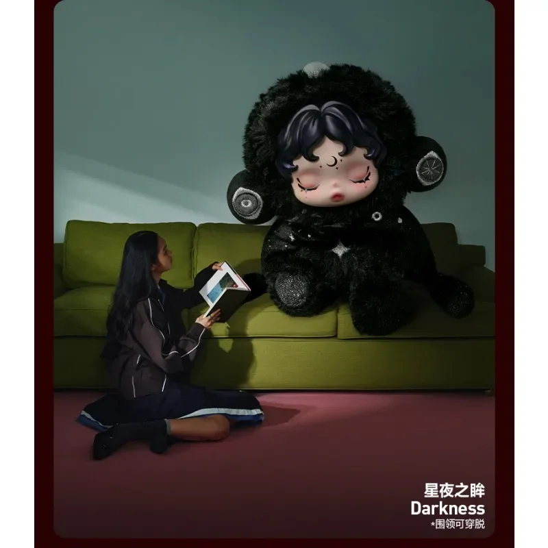 POP MART SKULLPANDA スリープレスシアター ぬいぐるみキーホルダー ブラインドボックス かわいいコレクタブルドール バッグ用ペンダント ファンへのサプライズギフト ​