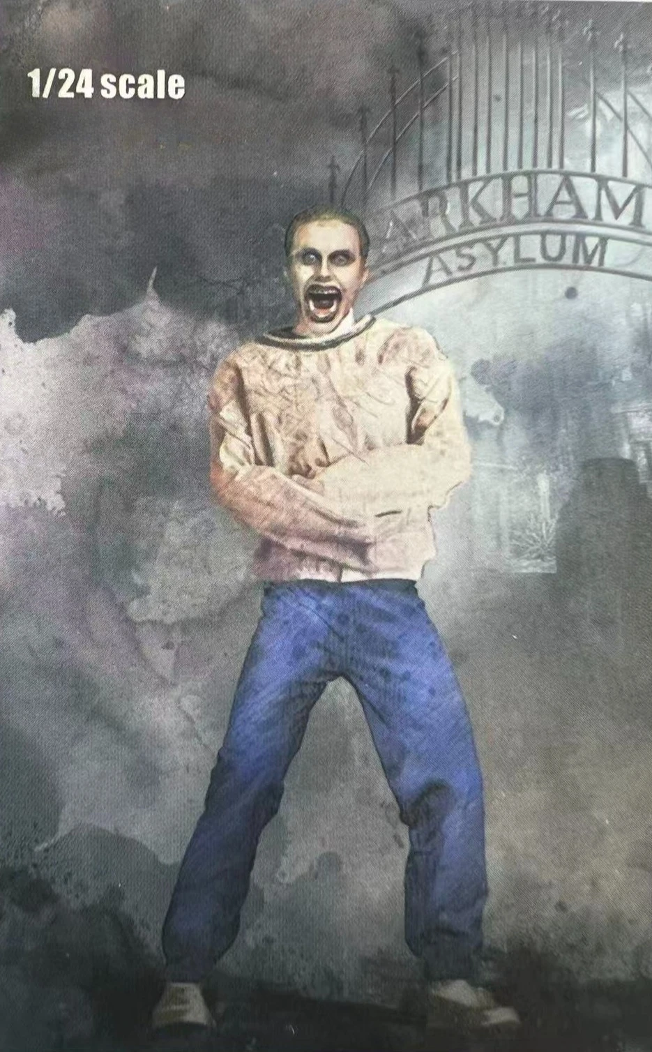 

75 мм 1/24 полимерная модель сценариев изготовления моделей персонажей комплект