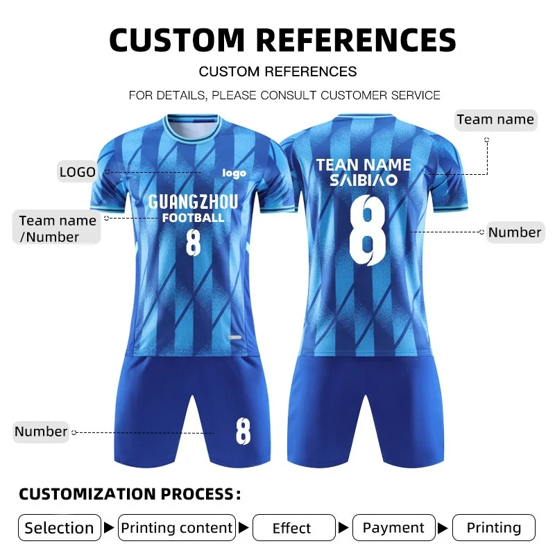 Customize New Jerseys Adults Kids Football Uniforms Shirts Team Training Futsal Sportswear Kit Training Tracksuit Child Sports