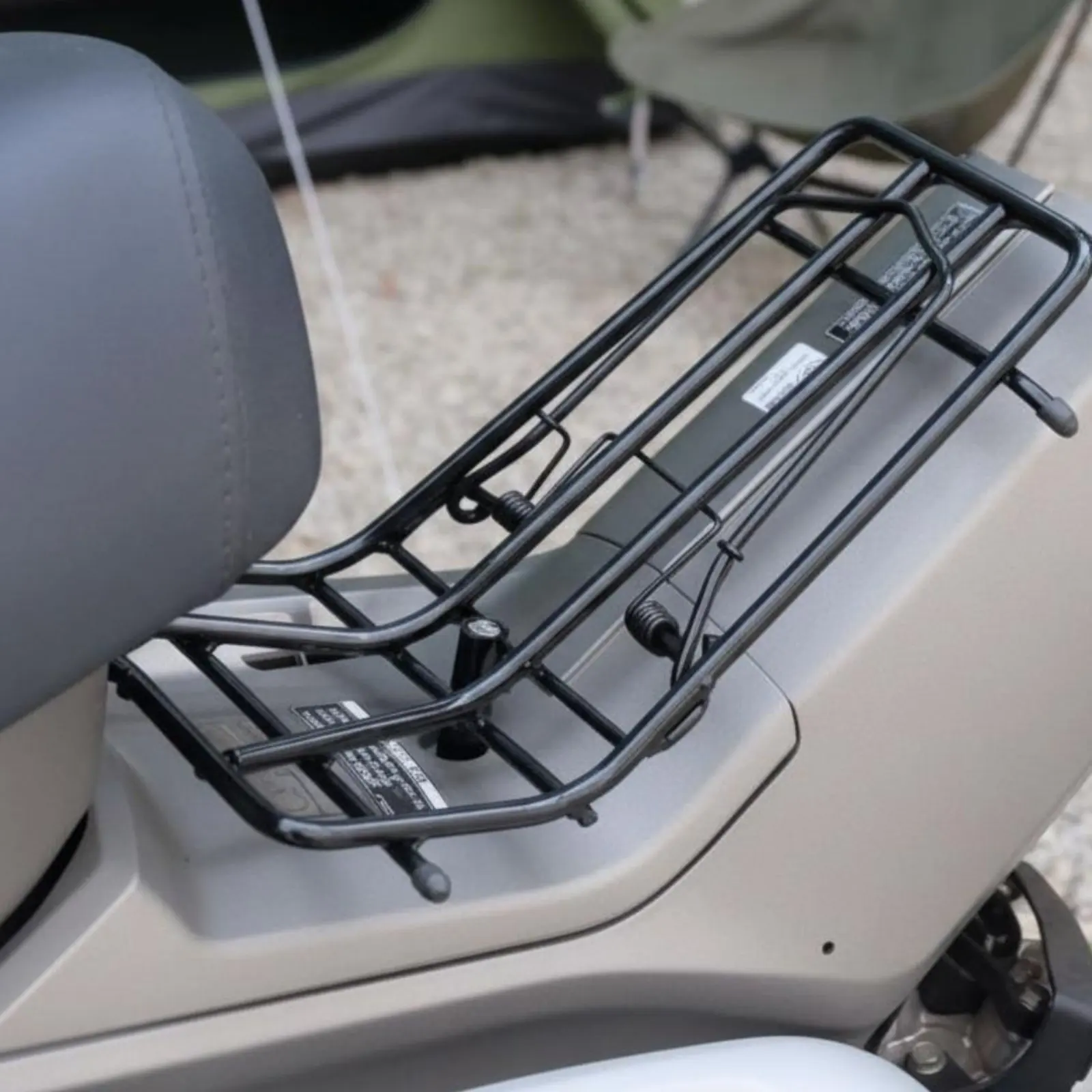 

Motorcycle Rear Rack Extra Load Space Motorbike Rear Rack Motorcycle Cargo Carrier Sturdy Metal Motorbike Cargo Carrier