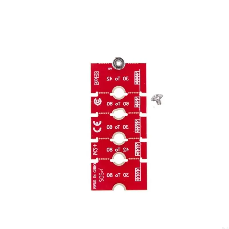 M.2 NGFF to NVME SSDs Extension Bracket with Screw for Computer Case Modification