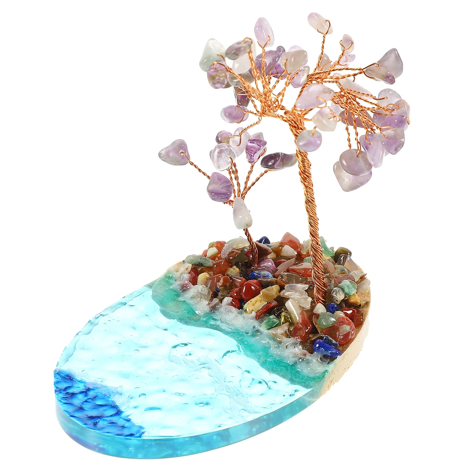 

Micro Landscape Decor Seaside Resin Table Centerpiece Home Desktop Decor Garden Ornament Simulation Landscape Ornament