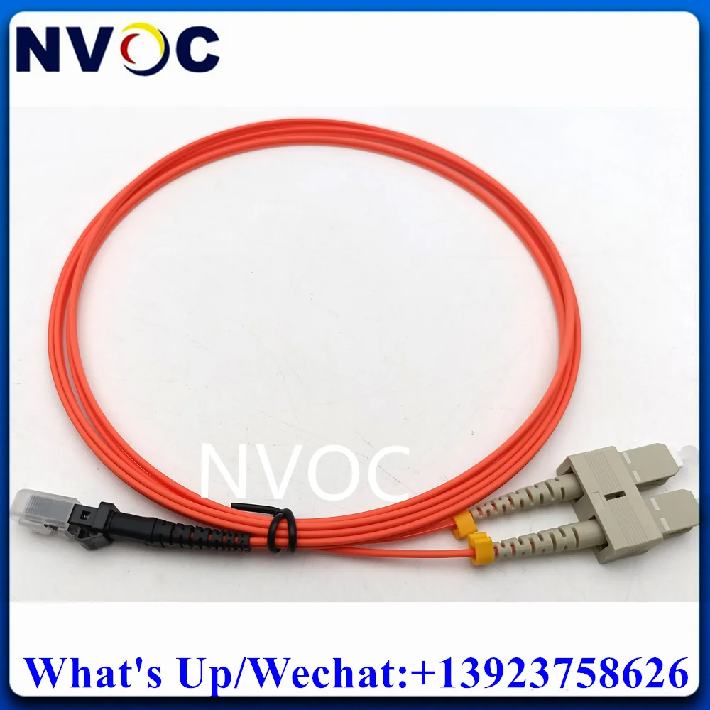 5Pcs MM(50/125),OM2 Duplex,3M 1.8mm,LSZH Orange Cable,MTRJ Male Female-SC/ST/FC/LC Multi Mode Fiber Optic Jumper Connector