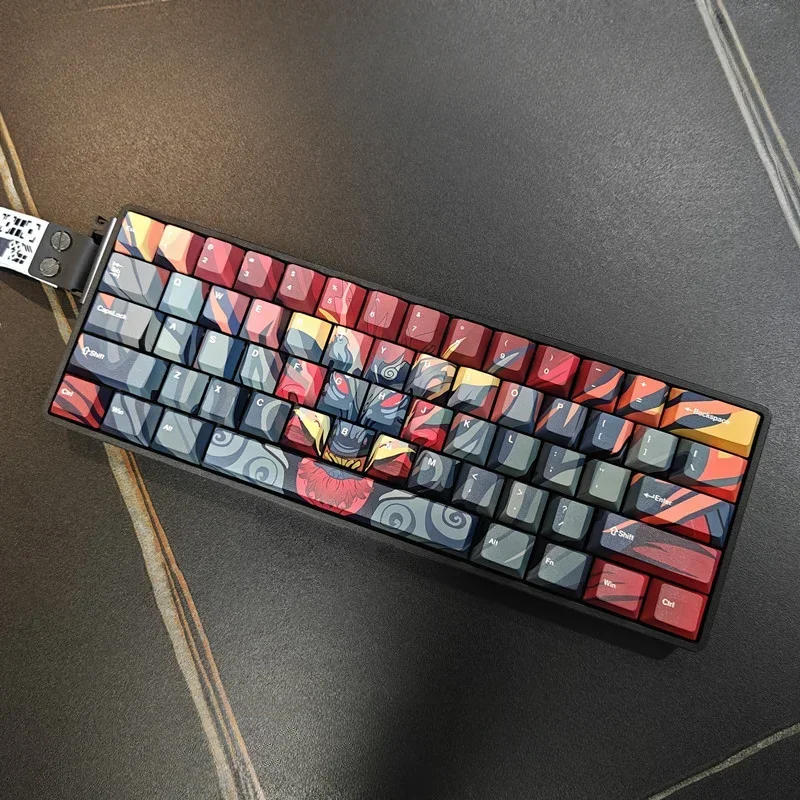 

Red Dragon Keycap Custom Cherry Wooting60 Point Keycap PBT ATK68 Anime Artisan Key Caps Mechanical Keyboard Gaming Accessories