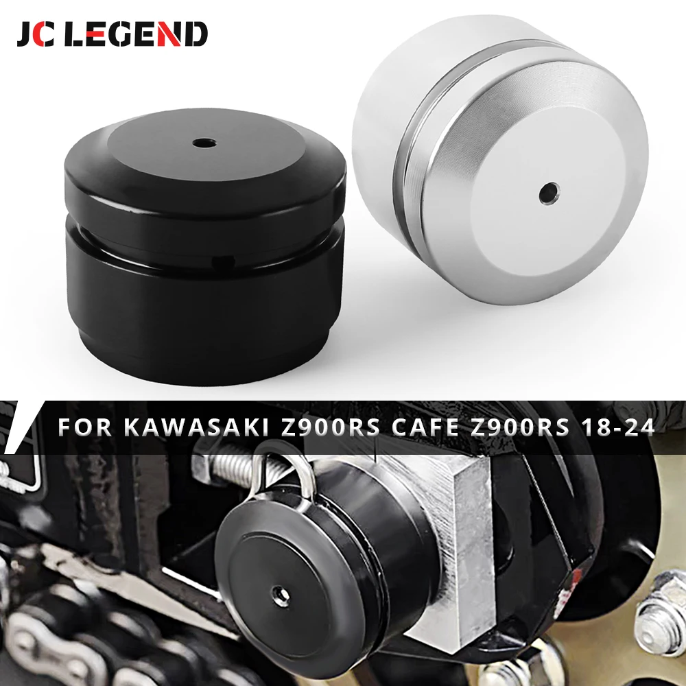 

Z900RS Rear Axle Nut Cover For Kawasaki Z900RS CAFE Rear Axle Sliders Z 900 RS Axle Cap ZR900 Swingarm Nut Protectors Aluminum