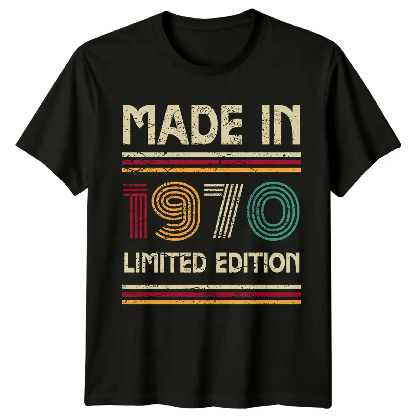 Made In 1970 Mens T Shirt 56th Birthday Vintage fifty six Year Old b vintage Washed Slightly Breathable Versatile graphic