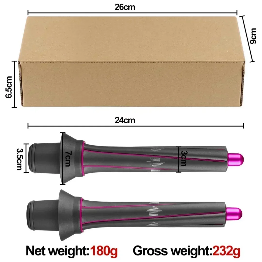 فوهة الشباك الأوتوماتيكية 30 مللي متر لمجفف الشعر دايسون الأسرع من الصوت مرفق مصفف الهواء 2 قطعة ملحقات التصميم الاحترافية