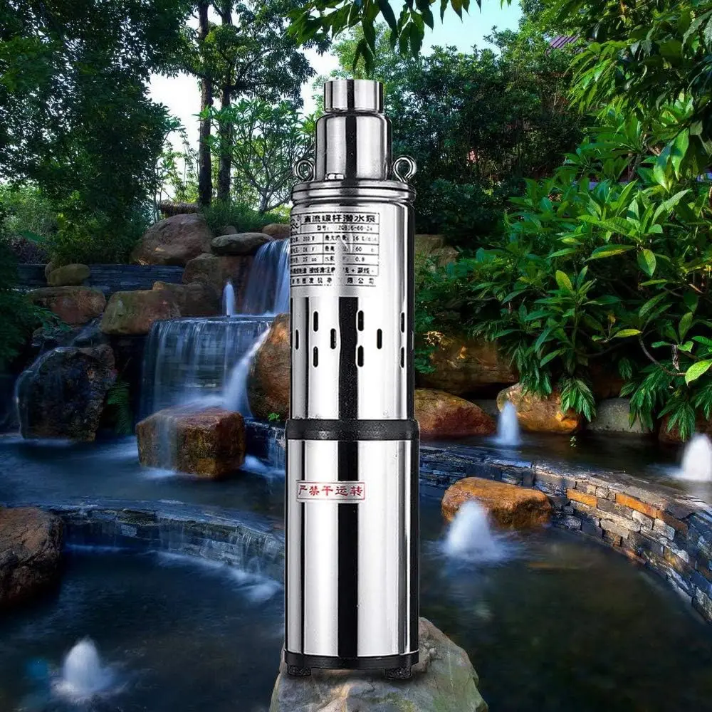 مضخة غطاسة كهربائية عميقة ، بئر 24V W تيار مستمر ، مضخة مياه تعمل بالطاقة الشمسية ، شلال GPM ، رفع 98 قدمًا ، ري مزرعة المزرعة ، فتحة تجويف