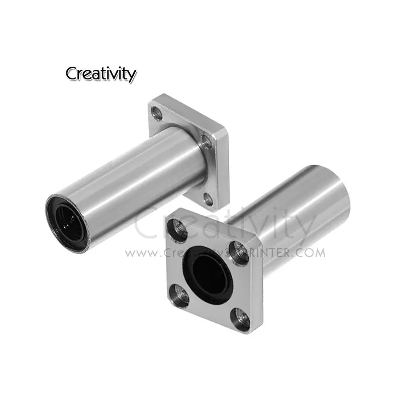 3D Printer long type Rectangular Flange Linear Bearing CNC Linear Bush LMK6LUU/LMK8LUU/LMK10LUU/LMK12LUU