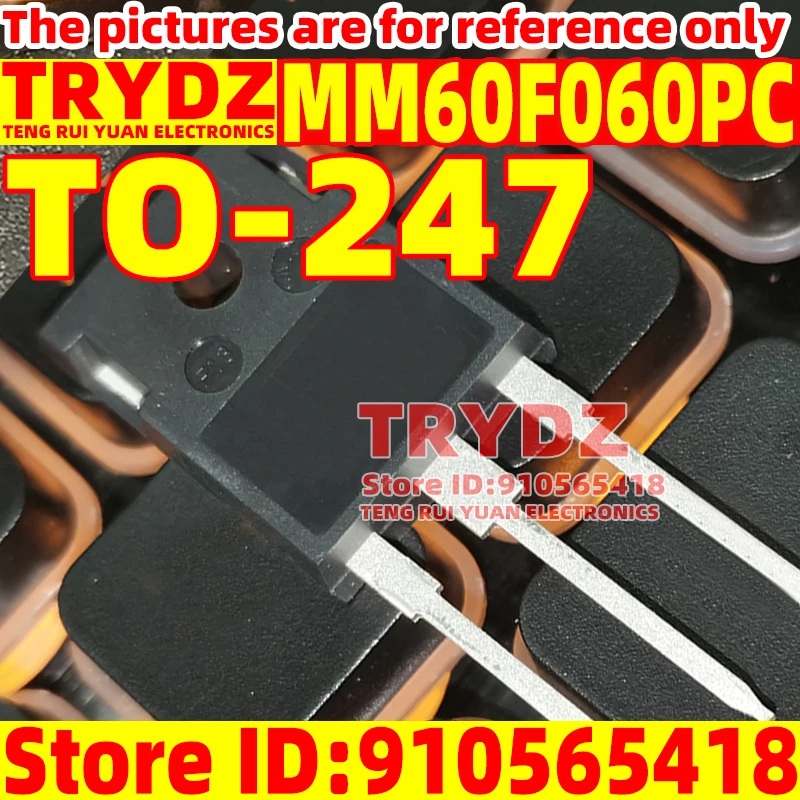 5pcs Original Used MM60F060 MMF60F060PC MM60F060PC TO-247 Inverter fast recovery transistor Domestic