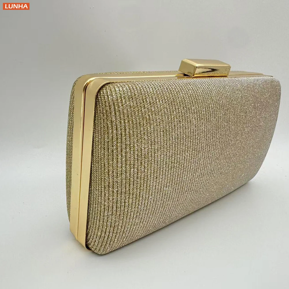 반짝이는 이브닝 백, 작은 글리터 박스 파티 클러치 퍼 - Women Vanity Bags 리뷰 및 가격