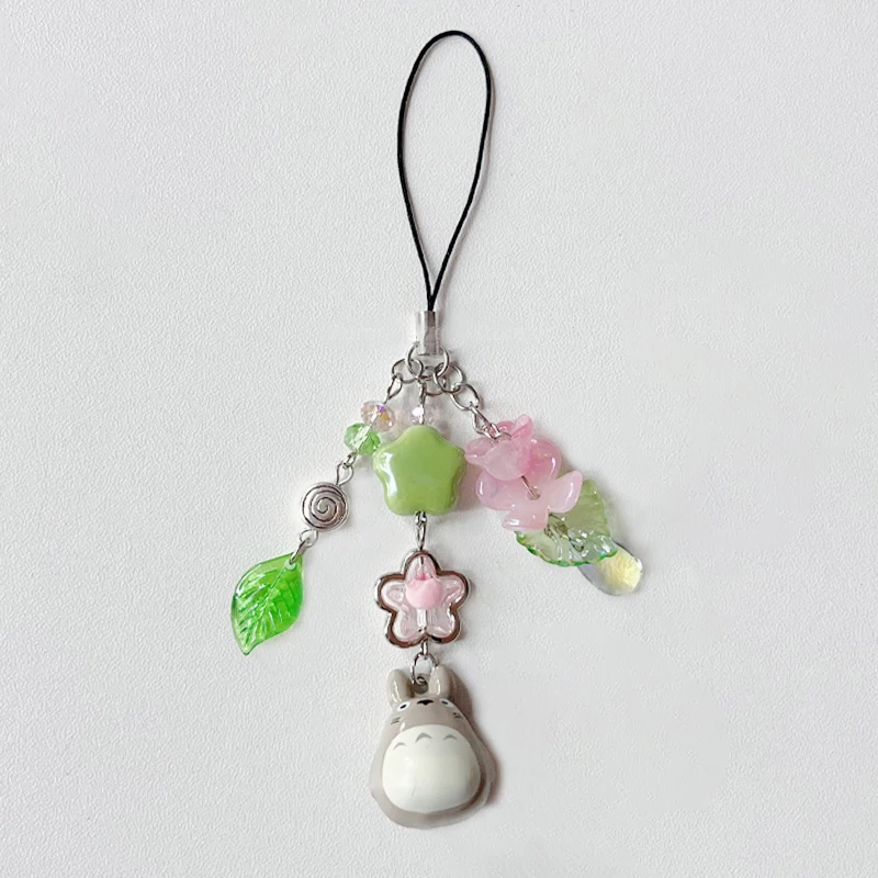 Handmade cat phone charm fairy core keychain