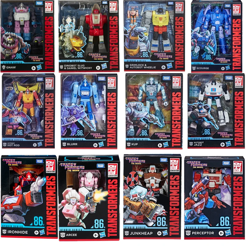 Hasbro's Latest The Transformers The Movie 1986 Joints Movable Transforming Finished Mecha Action Figures Collection Toy