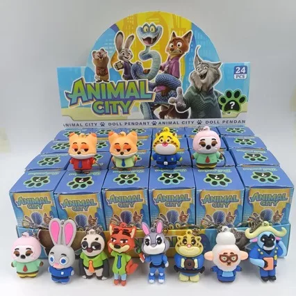 

Zootopia 2, слепая коробка, брелок, милая плюшевая игрушка для мальчиков и девочек, подарок, мягкая кукла Ника Джуди, популярная горячая распродажа, фигурка