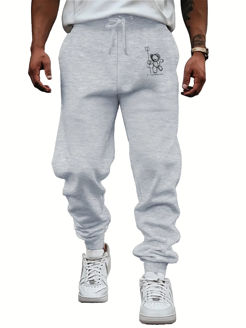 2025 الخريف والشتاء الرجال Sweatpants غير رسمية صوف مبطن سراويل تقليدية دافئة الراقية الفاخرة هي لكل من الرجال والنساء الصالة الرياضية