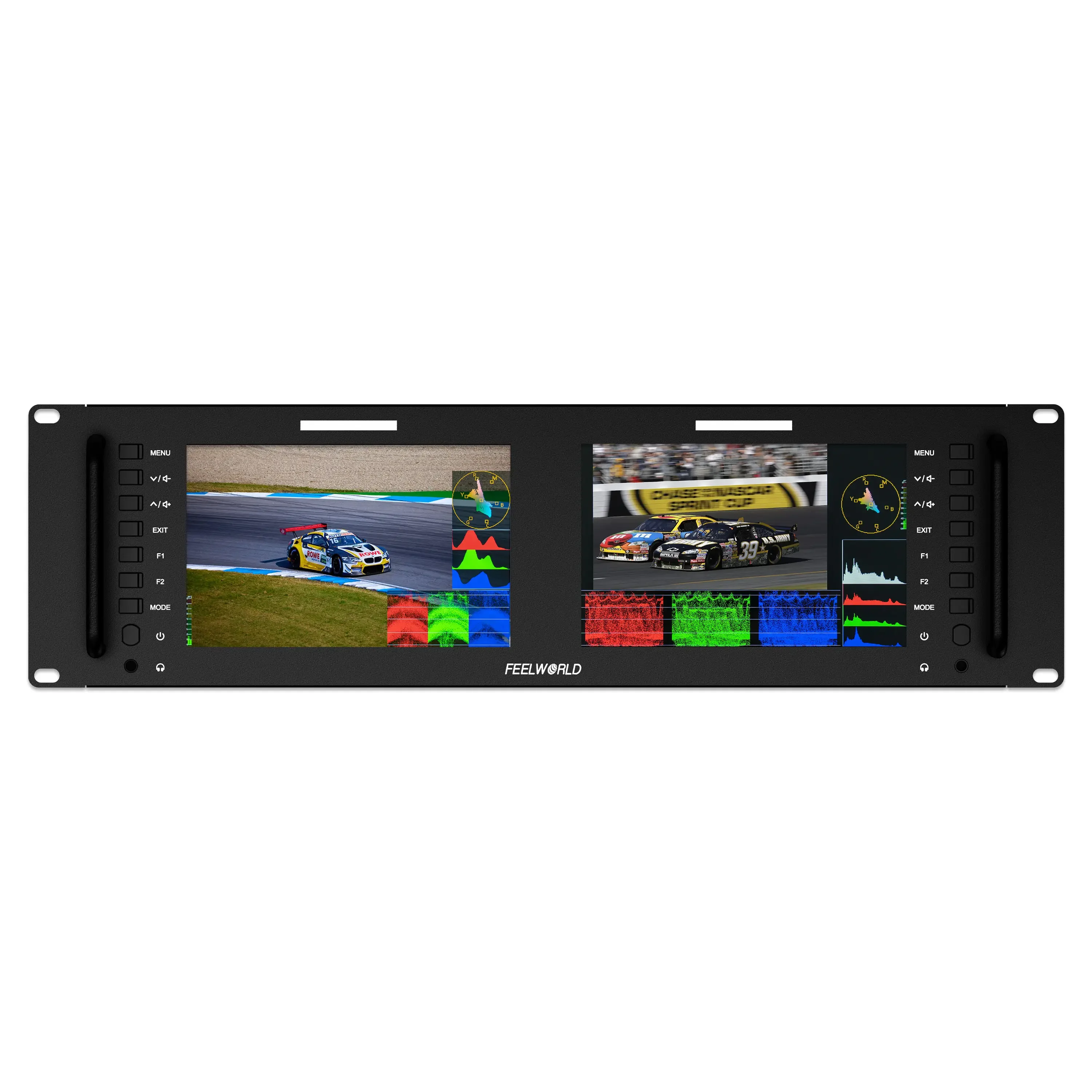 

In stock High Brightness D71 PLUS-H 7" 3RU 4K HDMI Rack Monitor 1920x1200IPS Industrial Server Room Factory Direct