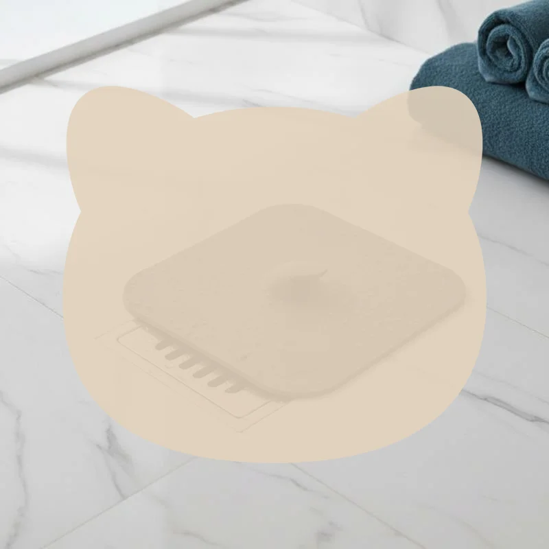 Bathroom Floor Drain Deodorant Pad Reusable Anti Odor Insect Proof Sewer Stopper Anti Smell Mat for Home Laundry Room Toilet