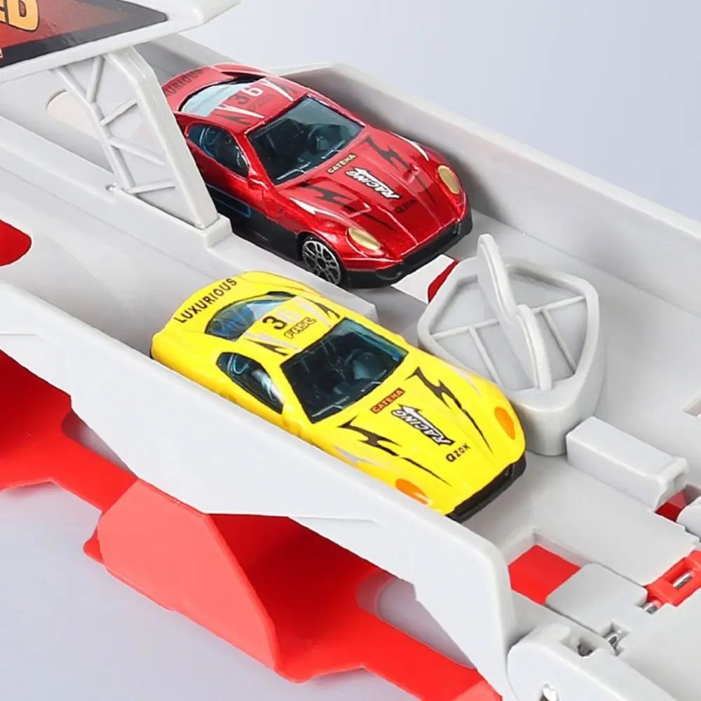 Camion trasportatore per auto di grandi dimensioni 8/16 pezzi Transforming Carrier Modello di auto sportive Modello pressofuso di stoccaggio multifunzionale