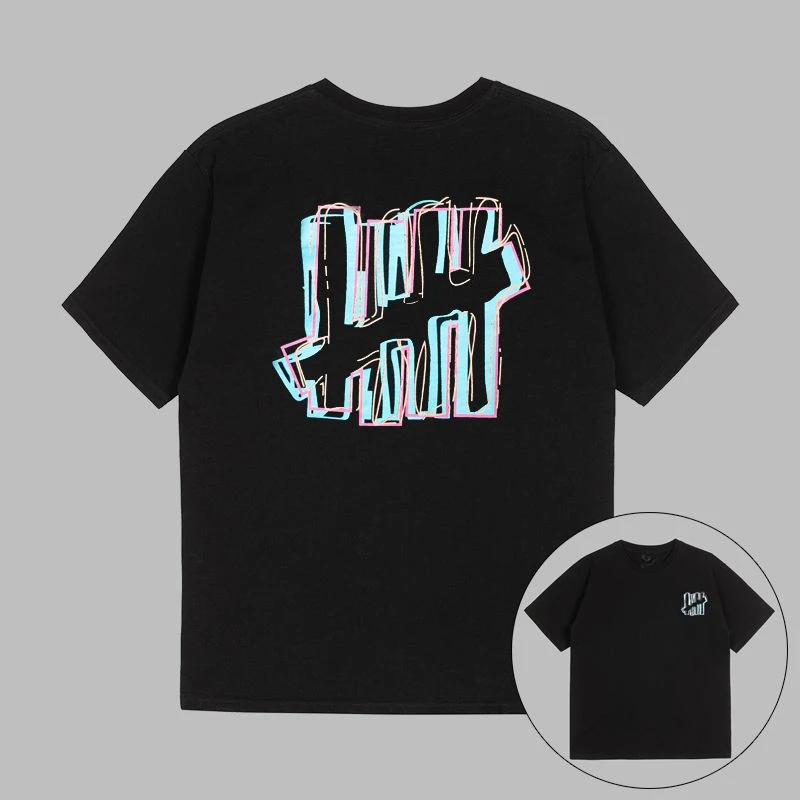 Hot UNDE Summer FEATED New Short-sleeved T-shirt Men and Women All Match Couples Fashion Brand Casual Half Sleeve