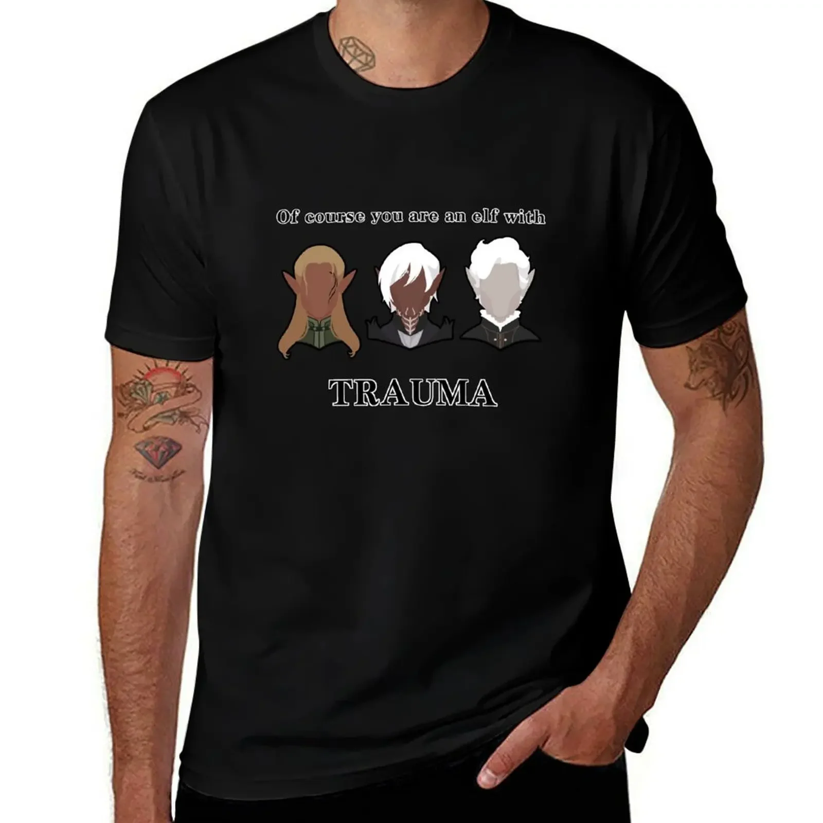 

Elves with Trauma T-Shirt Funny t-shirts vintage Funny t-shirt customs design your own oversized t shirts for men