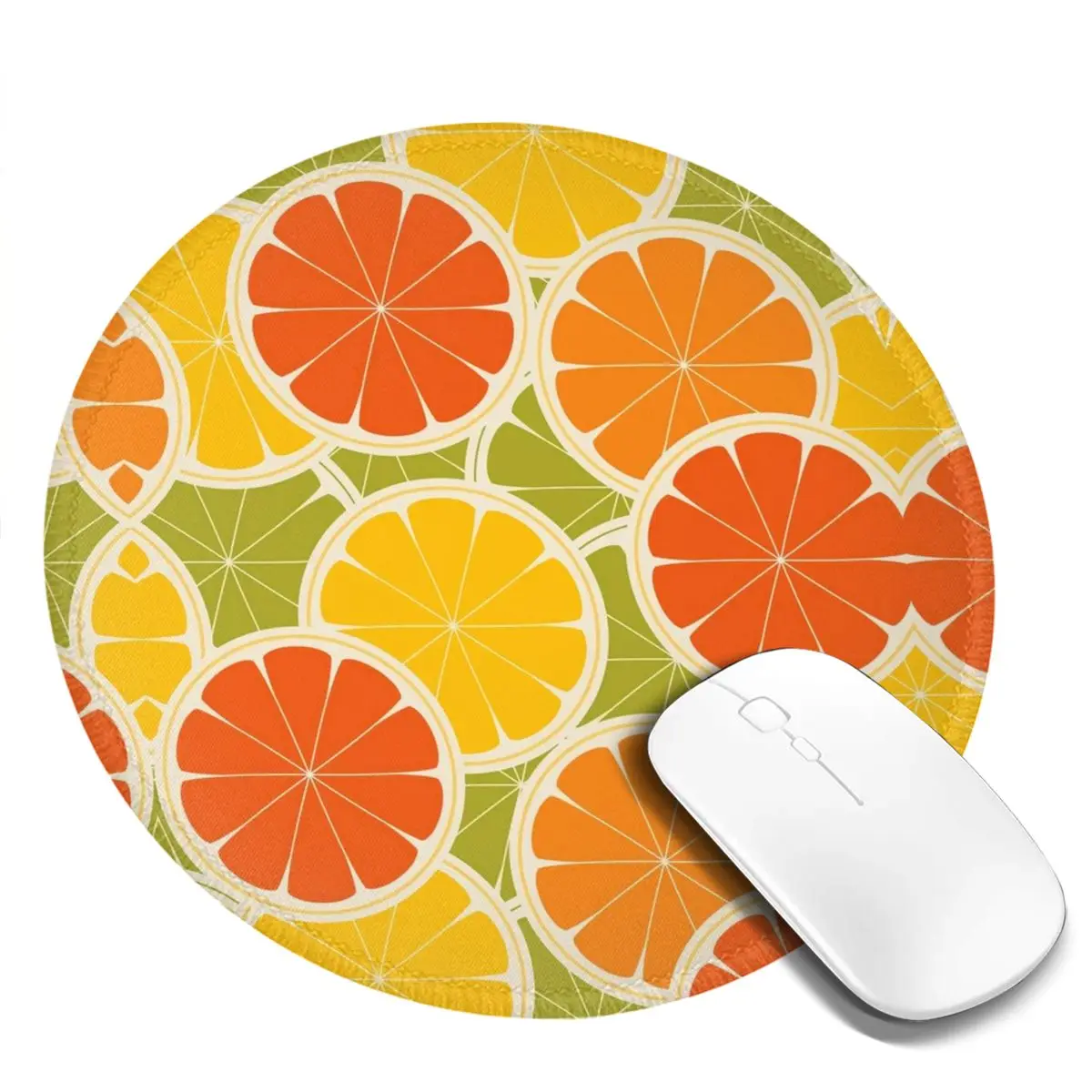 Colorful Fruit Print Mouse Pad Orange Lemon Custom DIY Rubber Mousepad For Laptop PC MacBook Comfort Kawaii Quality Mouse Mats