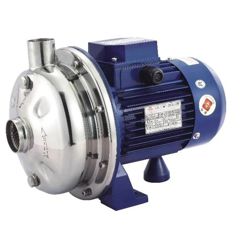 2WB70/075 Small Stainless Steel Centrifugal Water Pump Sanitary Pump Beverage Pump Pressure boiler water supply pump