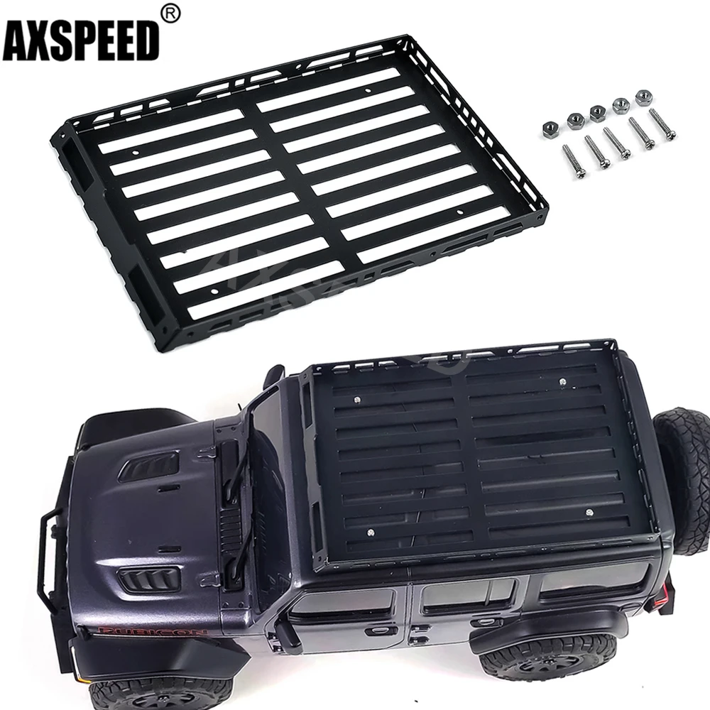 AXSPEED Roof Rack Luggage Carrier for Kyosho Mini-Z 4x4 1/24 Wrangler Unlimited Rubicon RC Crawler Car Decoration DIY Parts