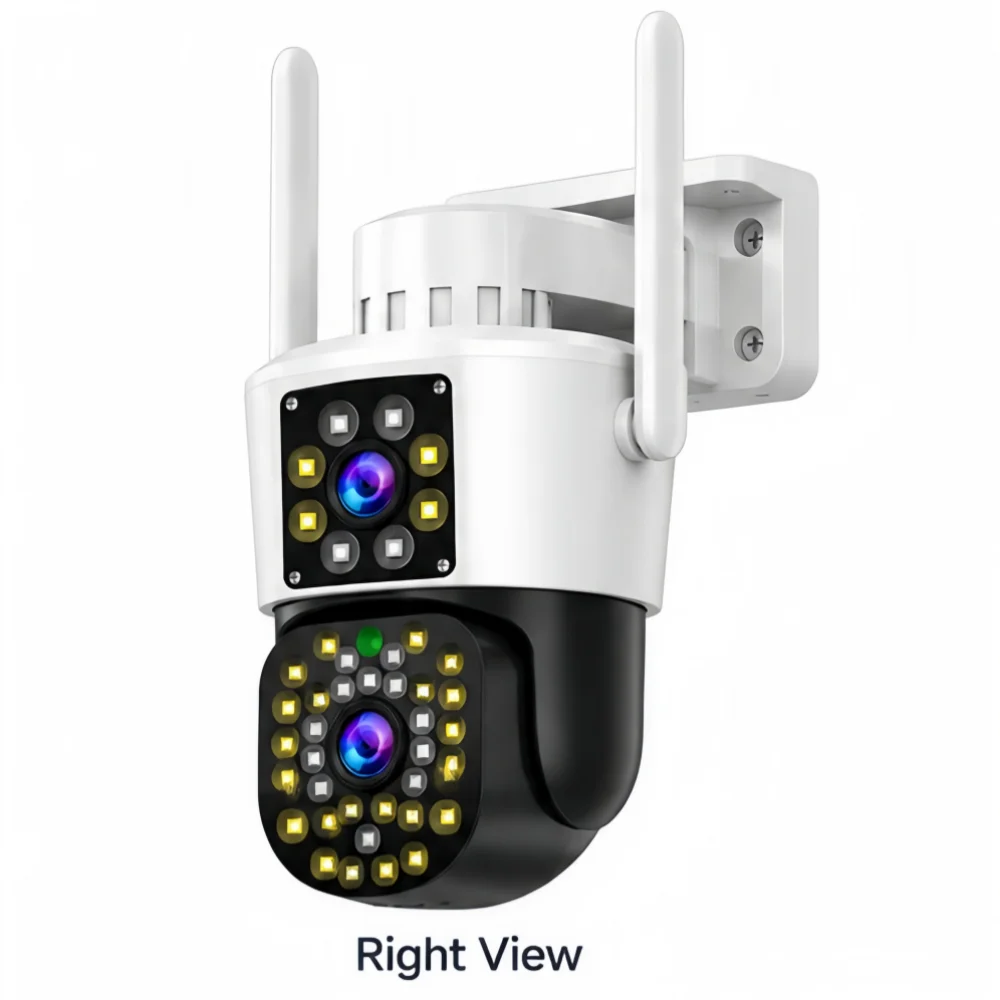 6MP Dual Lens 5G WiFi Security Camera Outdoor PTZ CCTV IP Camera Auto Tracking Color Night Vision Waterproof ONVIF