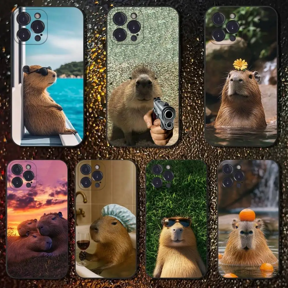 

Capybara Phone Case For IPhone17,11,12,13,14,15,16,XS,XR,X,Mini,Pro,Max,Plus,Shell,Cover
