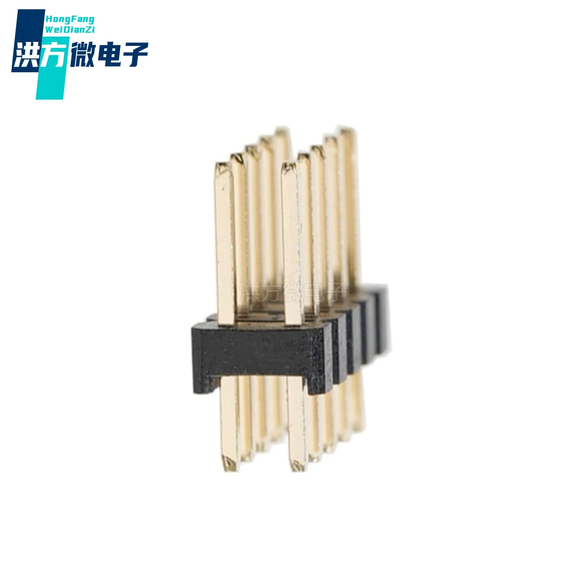 PA6T 94V-0 1U "Oro Doppia Fila Distanza dell'ago 2.54MM 2*2 pin 2*3 pin 2*4 pin 2*5 pin 2*6 pin 2*7pin 2*8pin 2*9pin 2*10 pin