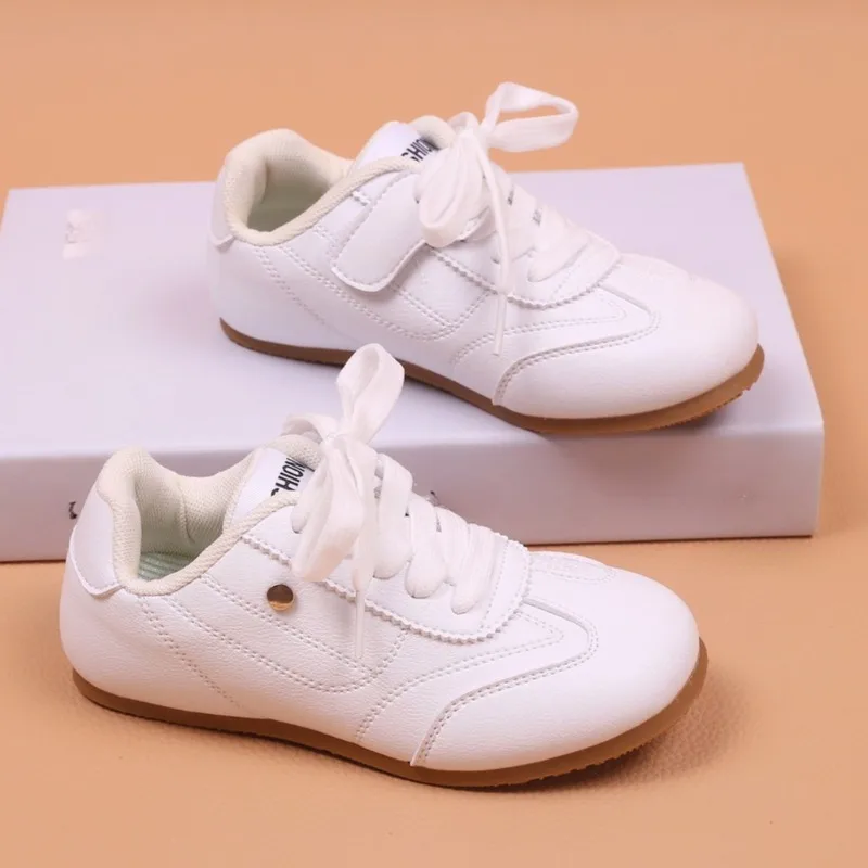 kids Sneakers Casual Sports Shoes for girls boys Lightweight Leather Breathable Shoes children Flat Tenis Shoes Zapatillas