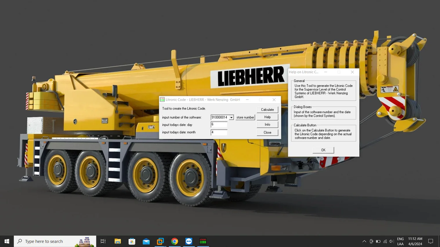 

Калькулятор кода SpecDiag Liebherr Liccon 1 и 2 дня для уровня службы 1, 2, 3