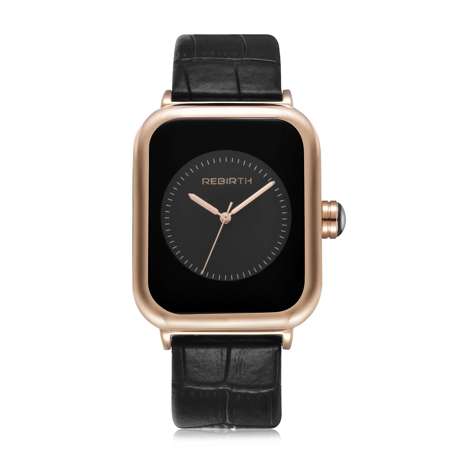 

Leather Gold White Square Women Watch Waterproof Ladies Wrist Watch For Montre Femme Relogio Feminino Gift Female Clock