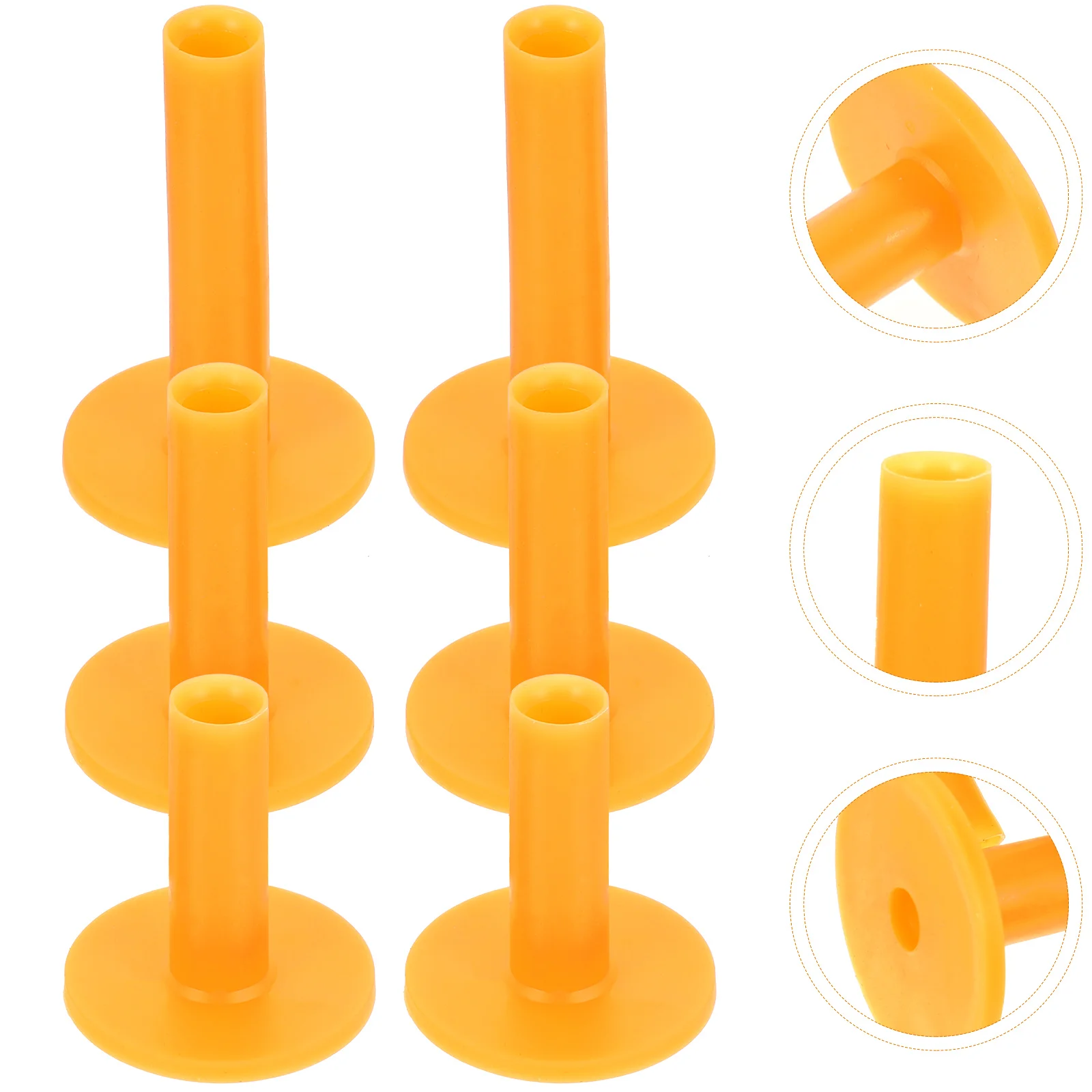 6 Pcs Golf Set Driving Range Tees Skills Training Golfs Supplies Major Gifts Ball Racks Rubber Practice Mat Portable Equipment